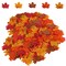 500PCS Artificial Maple Leaves 5 Assorted Mixed Fake Fall Maple Leaf Lifelike Looking Silk Autumn Leaf Garland for Halloween Fall Decor Party Festival Thanksgiving Table Decorations…